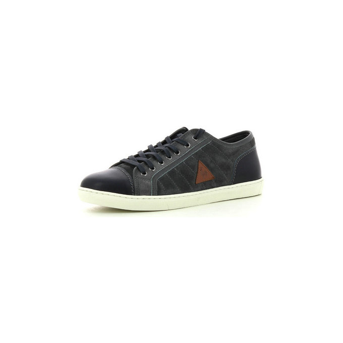 Le Coq Sportif Perpignan Lo Suede Gris Chaussures Homme